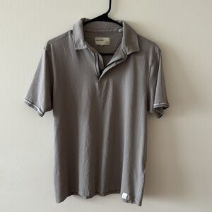 Ted Baker Men’s Designer Polo Shirt Gray Size L